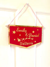 Load image into Gallery viewer, Christmas Believe Flag
