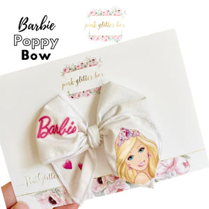Barbie poppy bow