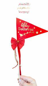 Christmas flag - Believe
