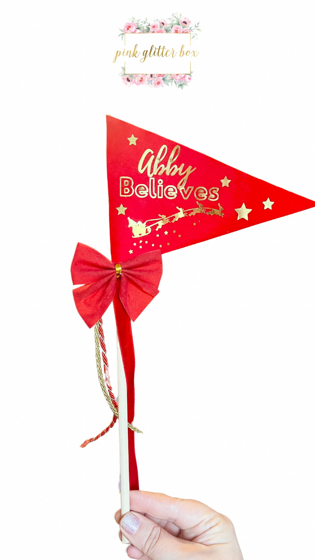 Christmas flag - Believe