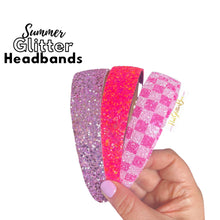 Load image into Gallery viewer, Summer glitter headbands
