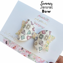 Load image into Gallery viewer, Summer jewel bow
