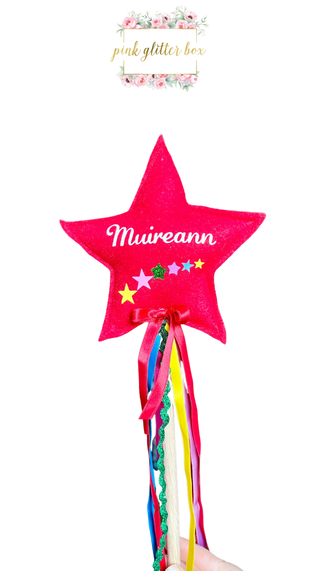Summer personalised star wand