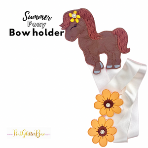 Summer Pony bow holder