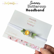 Load image into Gallery viewer, Summer buttercup headbands
