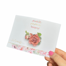 Load image into Gallery viewer, Floral occasion clip - dusky pink
