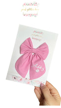 Load image into Gallery viewer, Summer embroidered sailor bow
