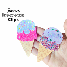 Load image into Gallery viewer, Summer ice cream clips

