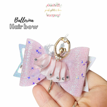 Load image into Gallery viewer, Summer Ballerina occasion Hair bow
