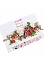 Load image into Gallery viewer, Floral occasion headband - stretchy
