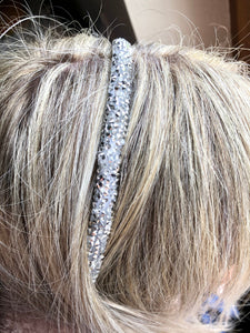 Straight sparkle occasion headband