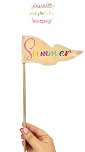Summer Felt Flag