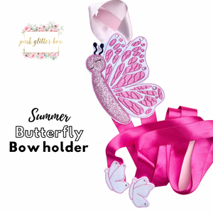 Summer butterfly bow holder