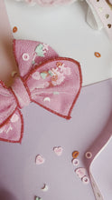 Load and play video in Gallery viewer, Valentine’s shaker poppy bow
