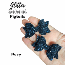 Load image into Gallery viewer, School glitter pigtails
