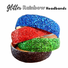 Load image into Gallery viewer, School glitter headbands
