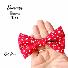 Load image into Gallery viewer, Red Star Bow tie

