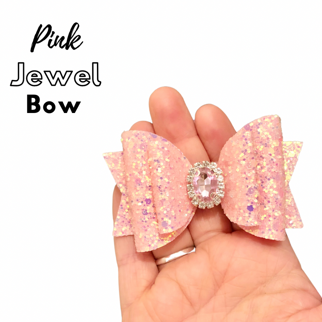 Pink Jewel Bow