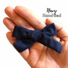 Load image into Gallery viewer, School mini hand tied bows
