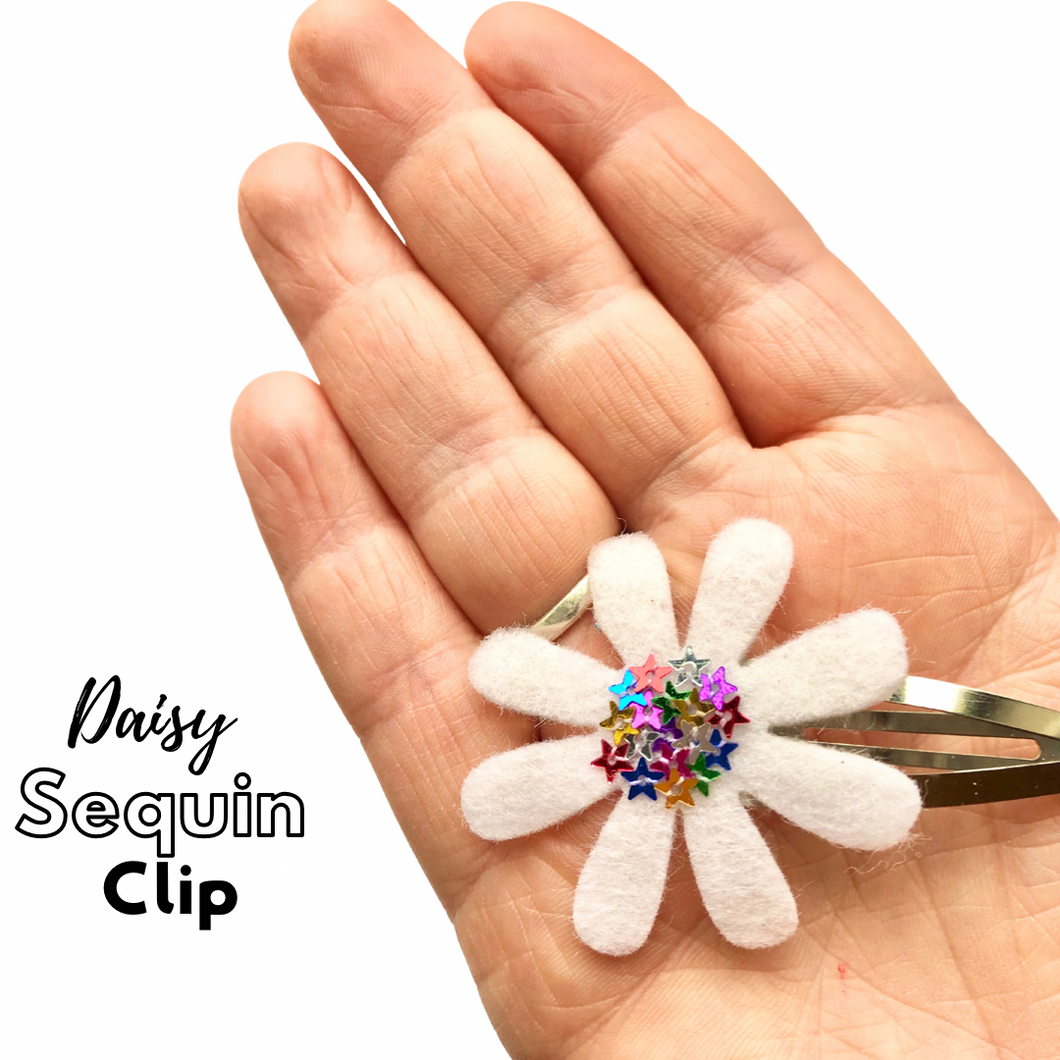 Spring Daisy clips
