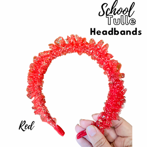 School Tulle headbands