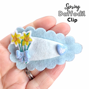 Spring Daffodil Clip
