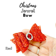 Load image into Gallery viewer, Red jewel bow
