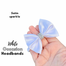 Load image into Gallery viewer, Occasion Bows - Satin sparkle
