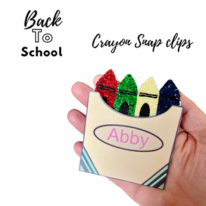 School crayon clips