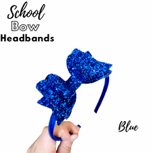 Load image into Gallery viewer, School bow headbands
