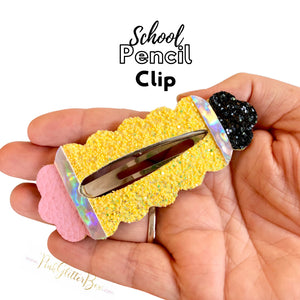 School pencil clip