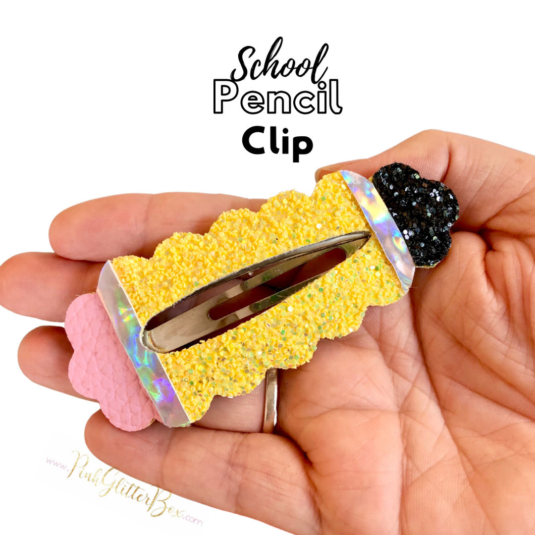 School pencil clip