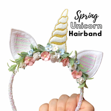 Load image into Gallery viewer, Easter Unicorn Hairband
