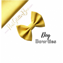 Load image into Gallery viewer, Solid colour dog bow ties
