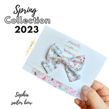Load image into Gallery viewer, Spring Sailor Bows
