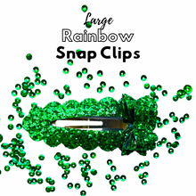 Load image into Gallery viewer, Summer Large Rainbow snap clips
