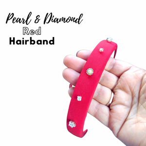 Pearl & Diamond Hairband