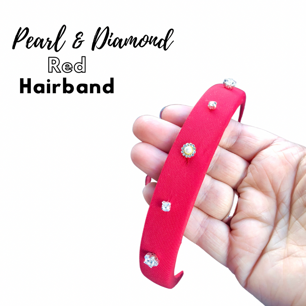 Pearl & Diamond Hairband
