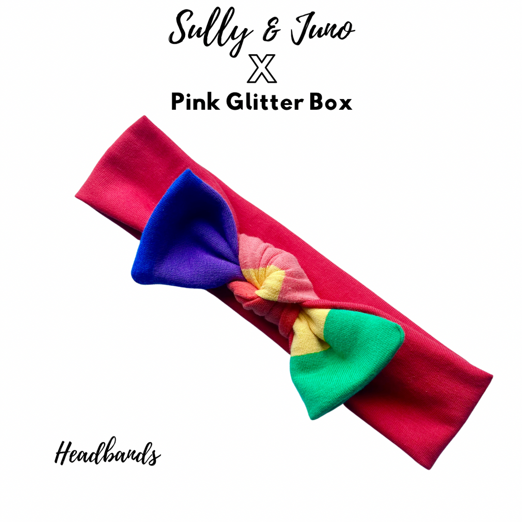 Red -Sully & Juno X Pink Glitter Box