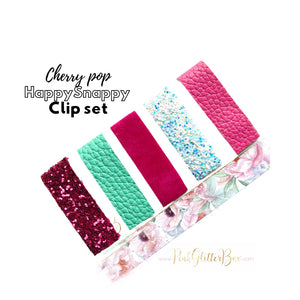 Cherry pop HappySnappy clip set