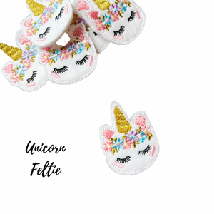 Mini Summer feltie clips
