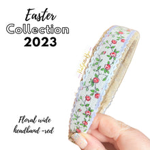 Load image into Gallery viewer, Spring floral wide headbands
