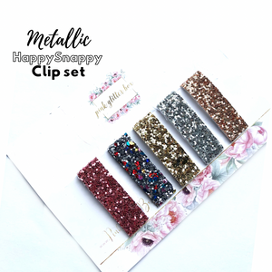 Metallic HappySnappy clip set