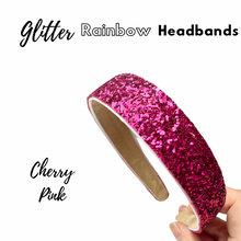 Load image into Gallery viewer, Summer Glitter Rainbow Headbands
