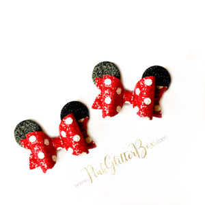 Mouse red pigtails