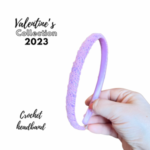 Valentine’s pink headband