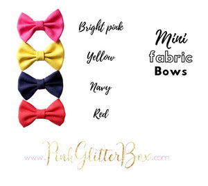 Mini bow clips