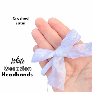 Occasion Bows - Crushed satin