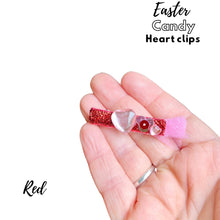 Load image into Gallery viewer, Easter candy heart clips
