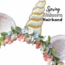 Load image into Gallery viewer, Easter Unicorn Hairband
